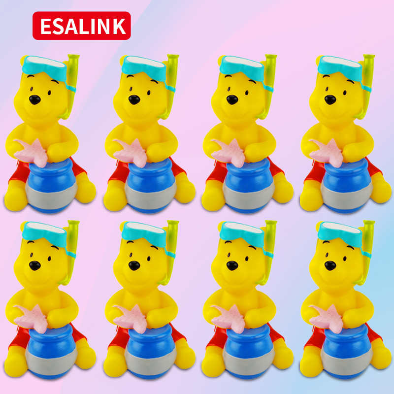 Winnie the Pooh cute cartoon scene animation hand made model ornaments
