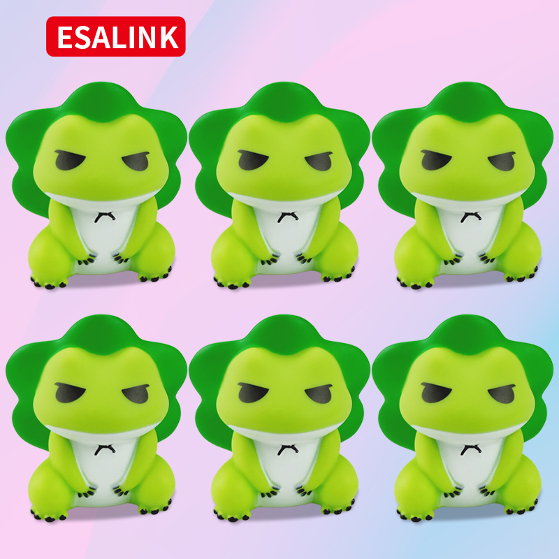 Green frog doll toy