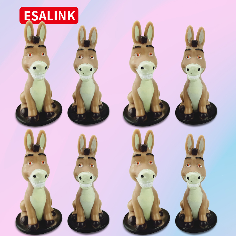 Cartoon donkey toy ornament doll