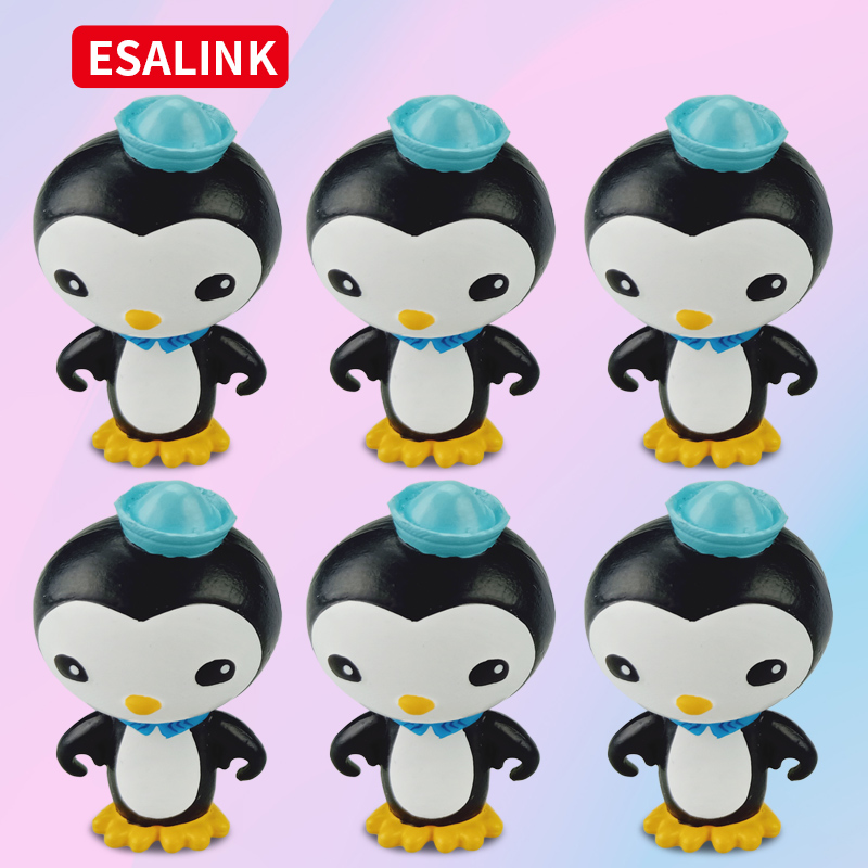 Penguin doll with hattoy ornaments